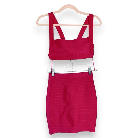 Superdown Pink Mini Pencil Skirt Set Night Out - Picture 4 of 13